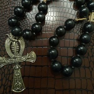 Ankh medallion and necklace